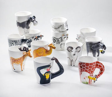 Festival Animals Shape Mugs