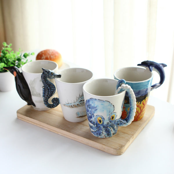 Festival Animals Shape Mugs