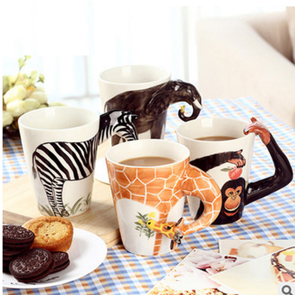 Festival Animals Shape Mugs