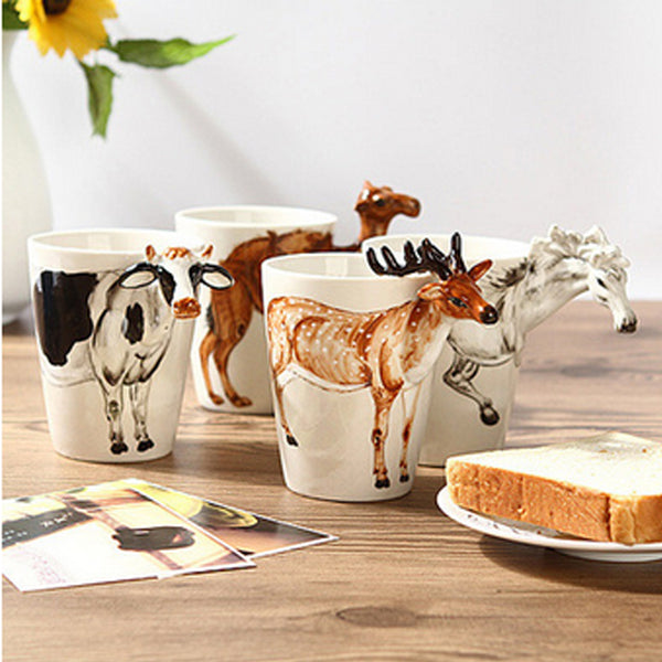 Festival Animals Shape Mugs