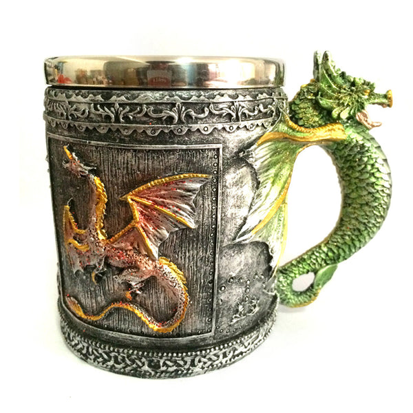 3D Resin Skull Mug