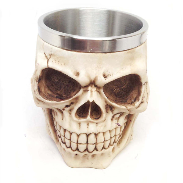 3D Resin Skull Mug