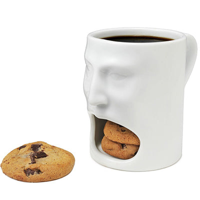 Coffee Mug With Biscuit Pocket