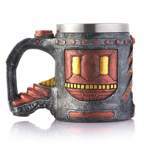 3D Resin Skull Mug