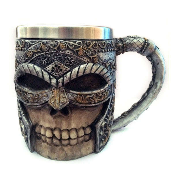 3D Resin Skull Mug