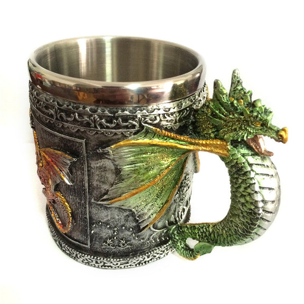 3D Resin Skull Mug
