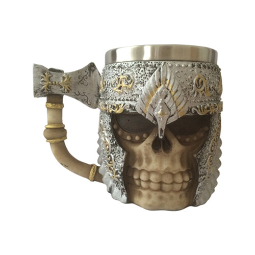 3D Resin Skull Mug
